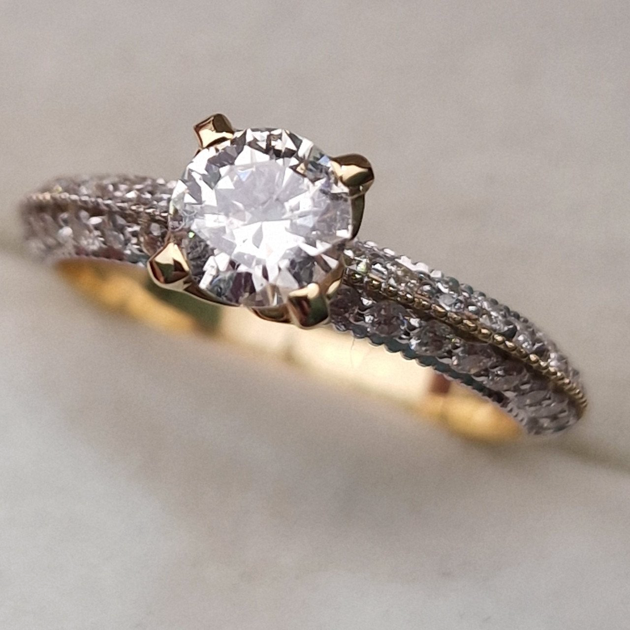 Кольцо Deimantas 103329418 16,5р 3,42гр 0,90ct. купить,NaN