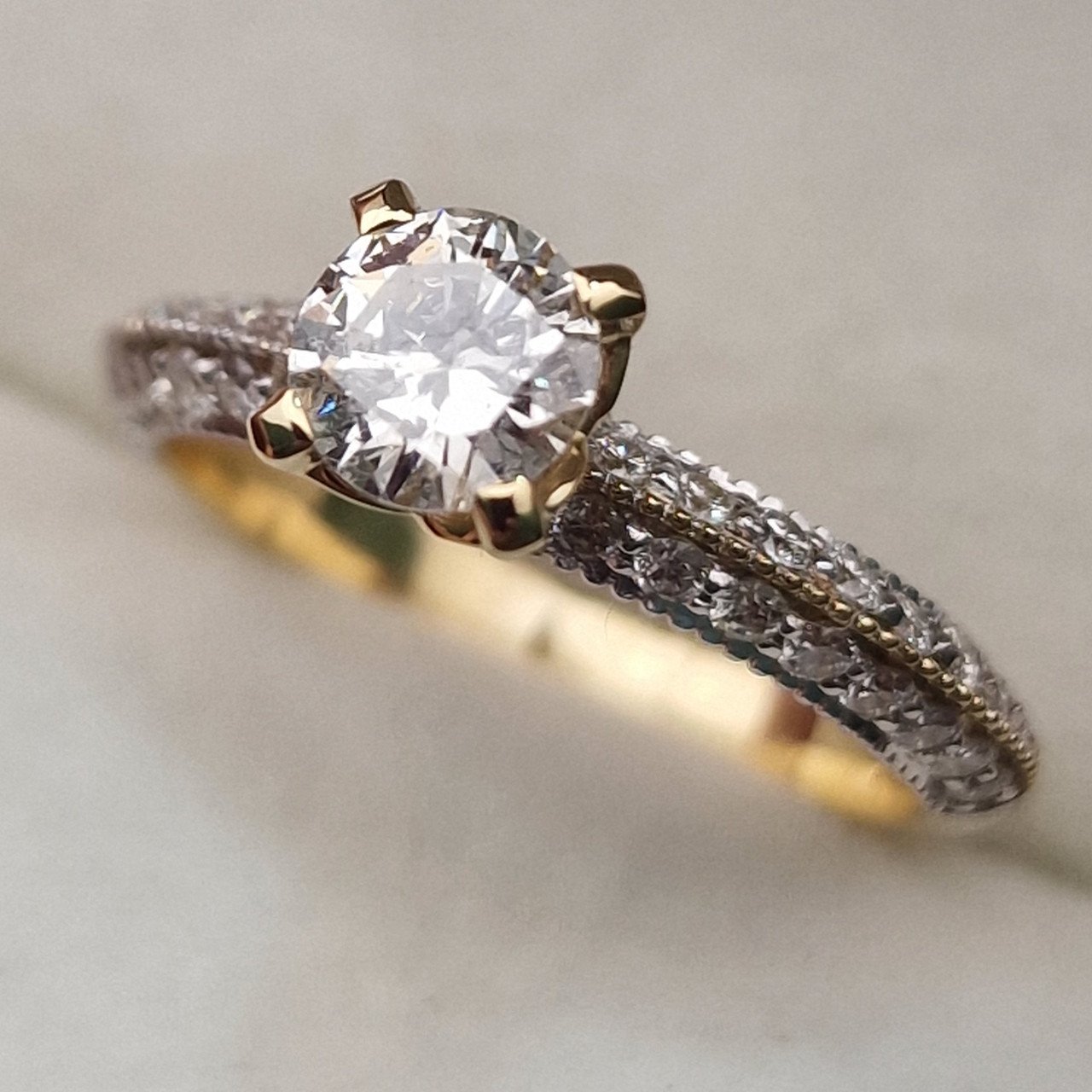 Кольцо Deimantas 103329418 16,5р 3,42гр 0,90ct. купить,NaN