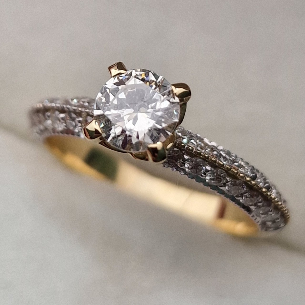 Кольцо Deimantas 103329418 16,5р 3,42гр 0,90ct. купить,NaN