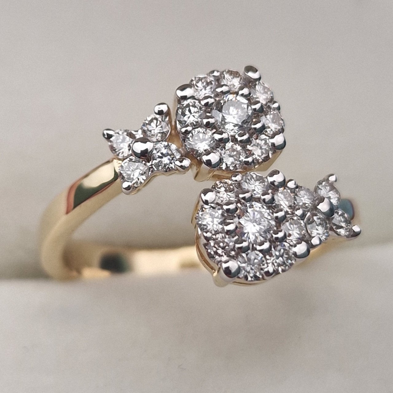 Кольцо Deimantas 105021749 17р 4,14гр 0,61ct. купить,NaN