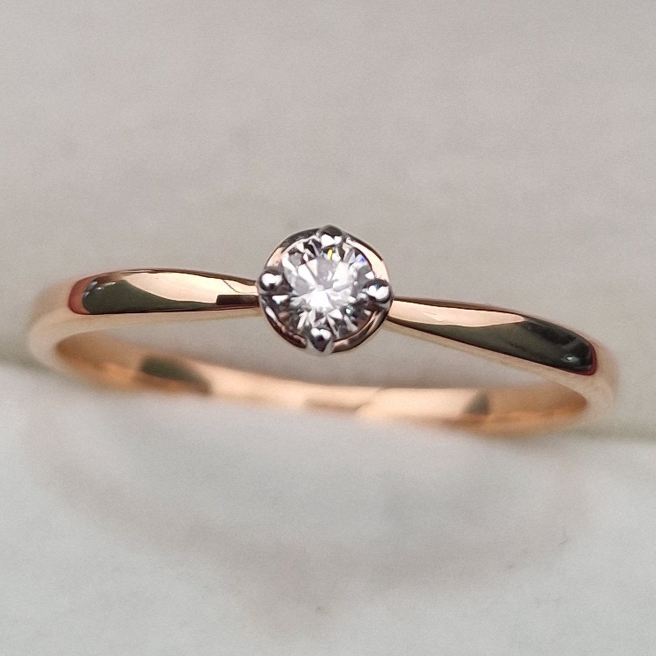 Кольцо Deimantas 103329660 17,5р 1,54гр 0,11ct. купить,NaN