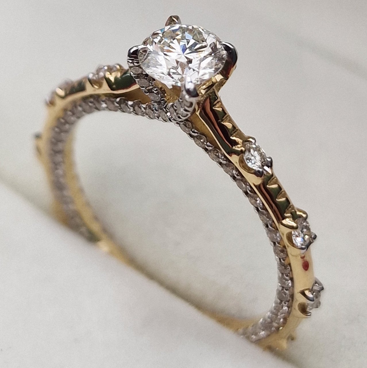 Кольцо Deimantas 103329510 17р 2,971гр 1,00ct. купить,NaN