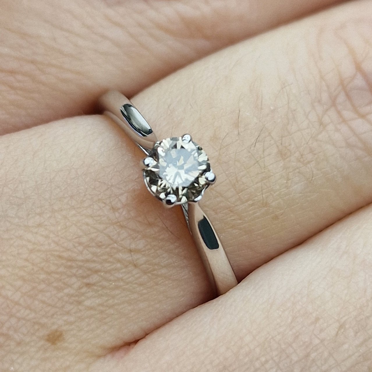 Кольцо Deimantas 103329588 17р 1,71гр 0,45ct. купить,NaN