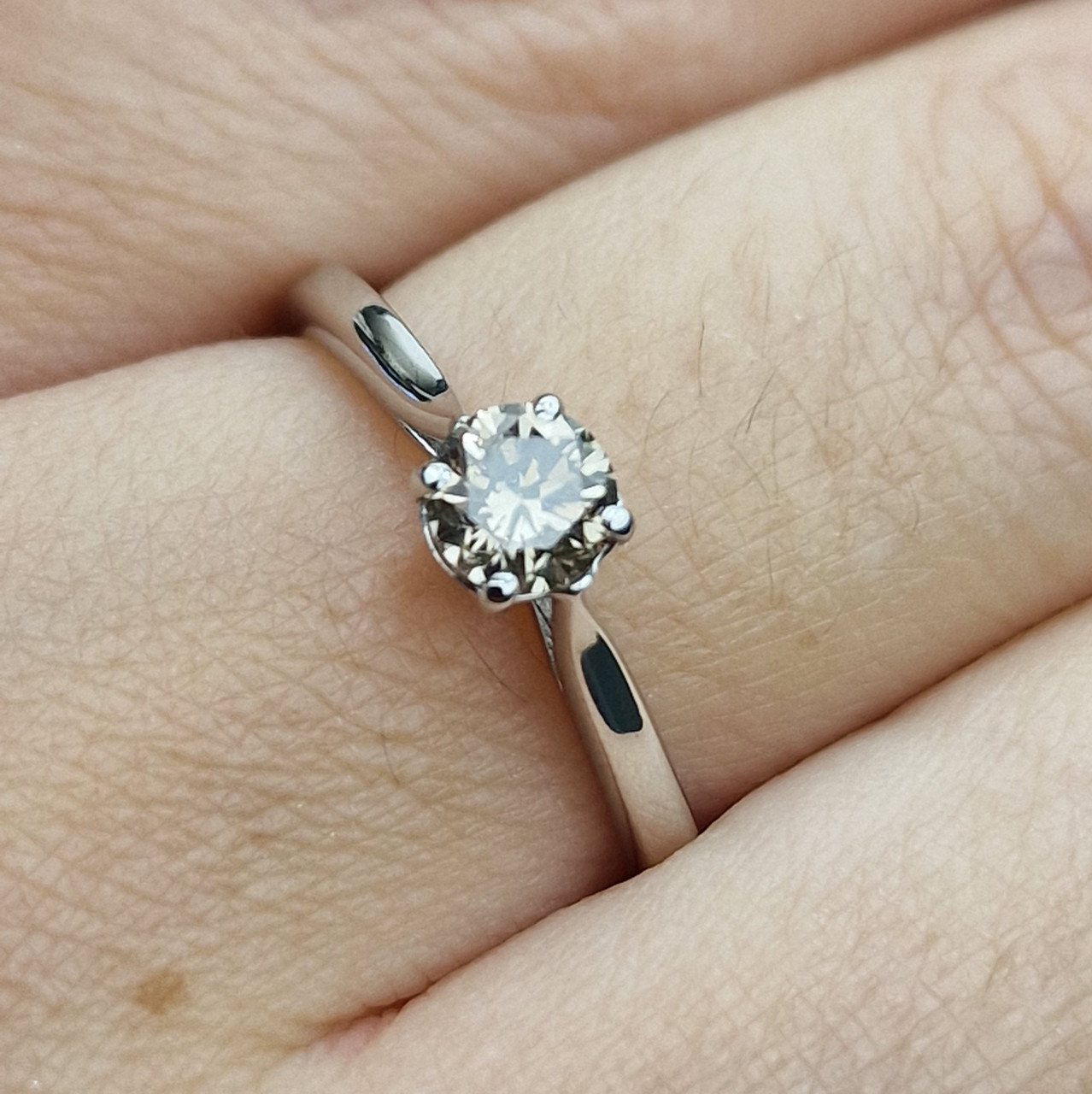 Кольцо Deimantas 103329588 17р 1,71гр 0,45ct. купить,NaN
