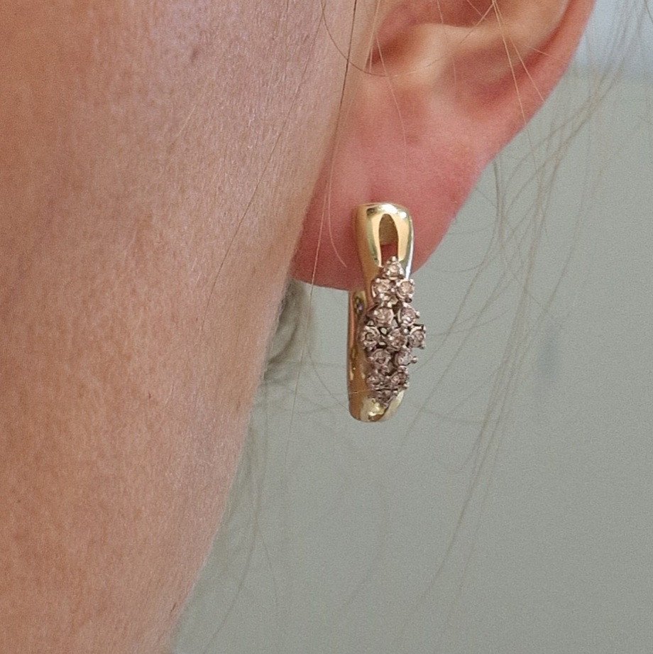 Серьги Deimantas 104732200 5,22гр 0,34ct. купить,NaN