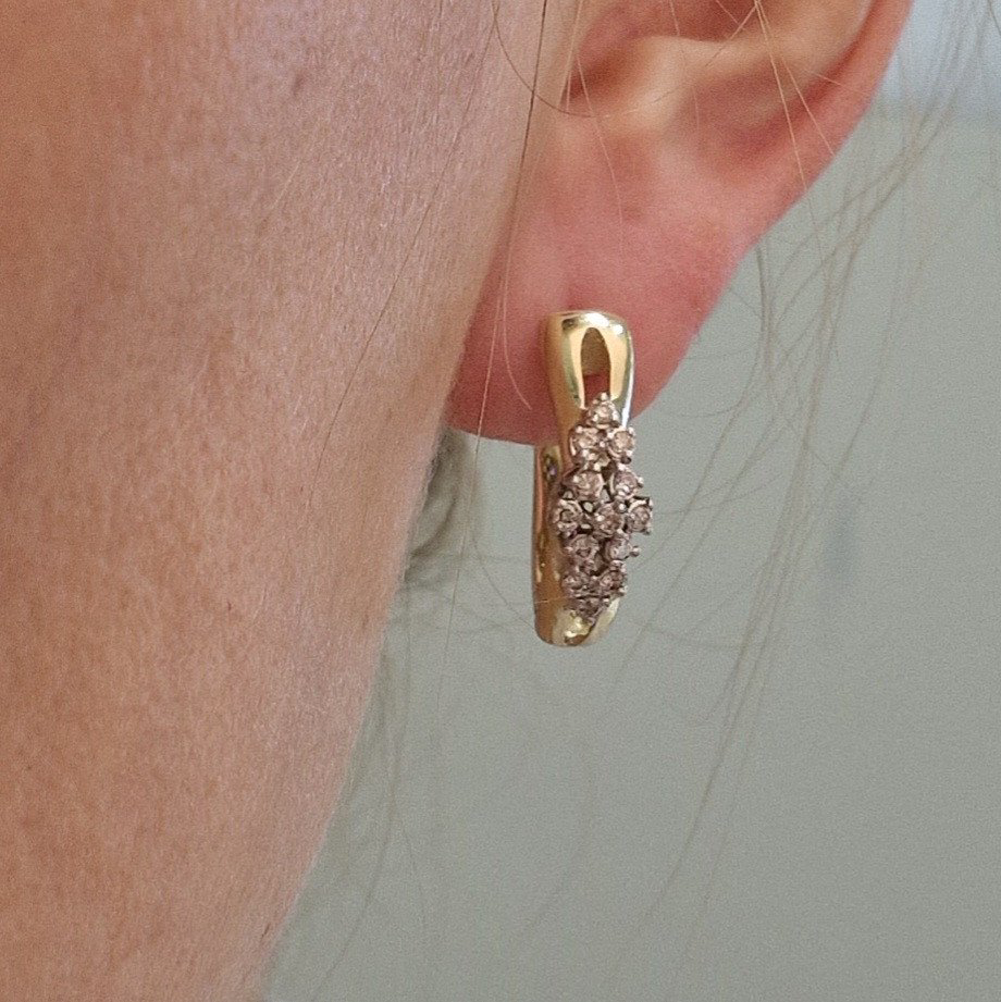 Серьги Deimantas 104732200 5,22гр 0,34ct. купить,NaN