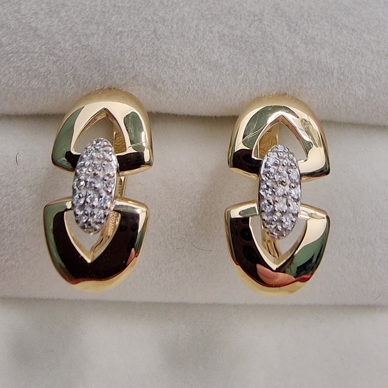 Серьги Deimantas 103331811 2,28гр 0,14ct. купить,NaN