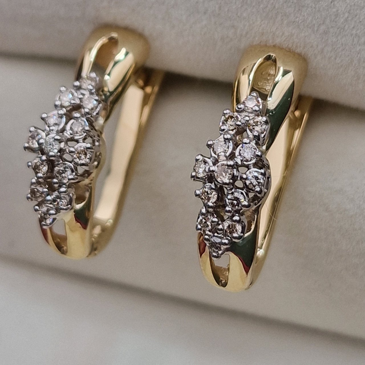 Серьги Deimantas 104732200 5,22гр 0,34ct. купить,NaN