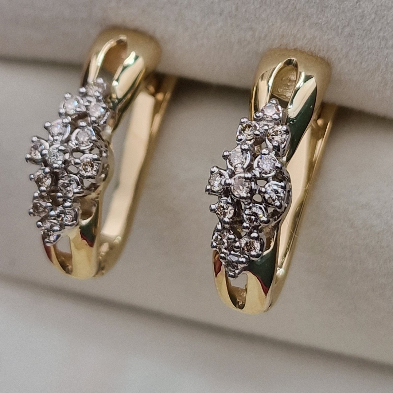 Серьги Deimantas 104732200 5,22гр 0,34ct. купить,NaN