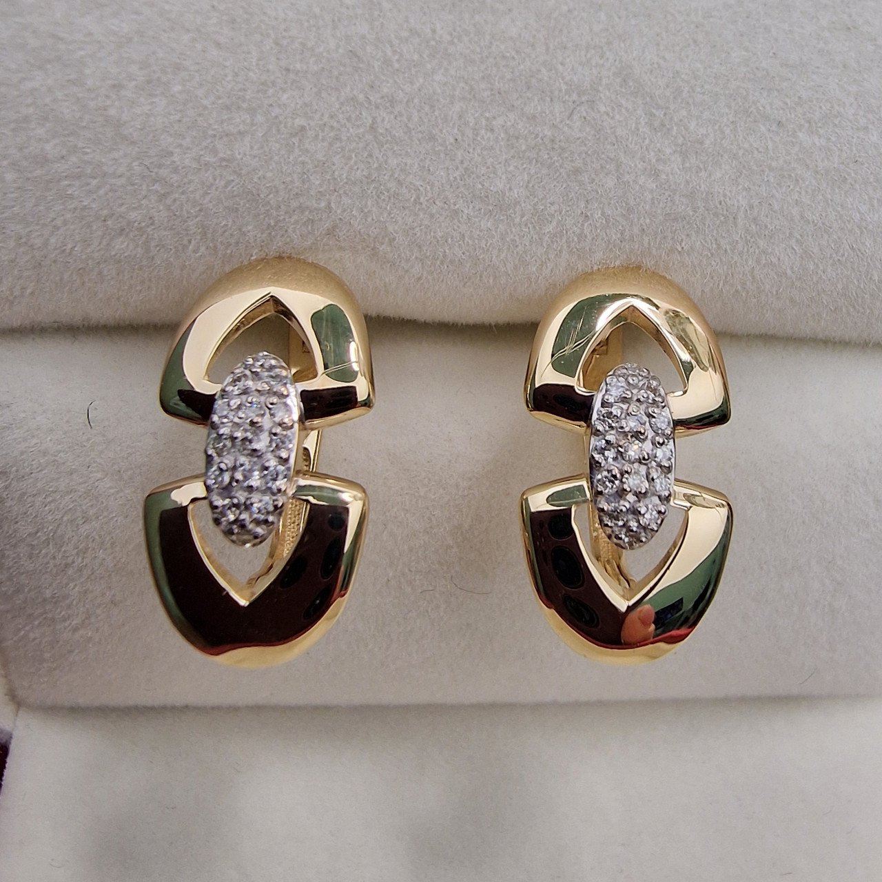 Серьги Deimantas 103331811 2,28гр 0,14ct. купить,NaN