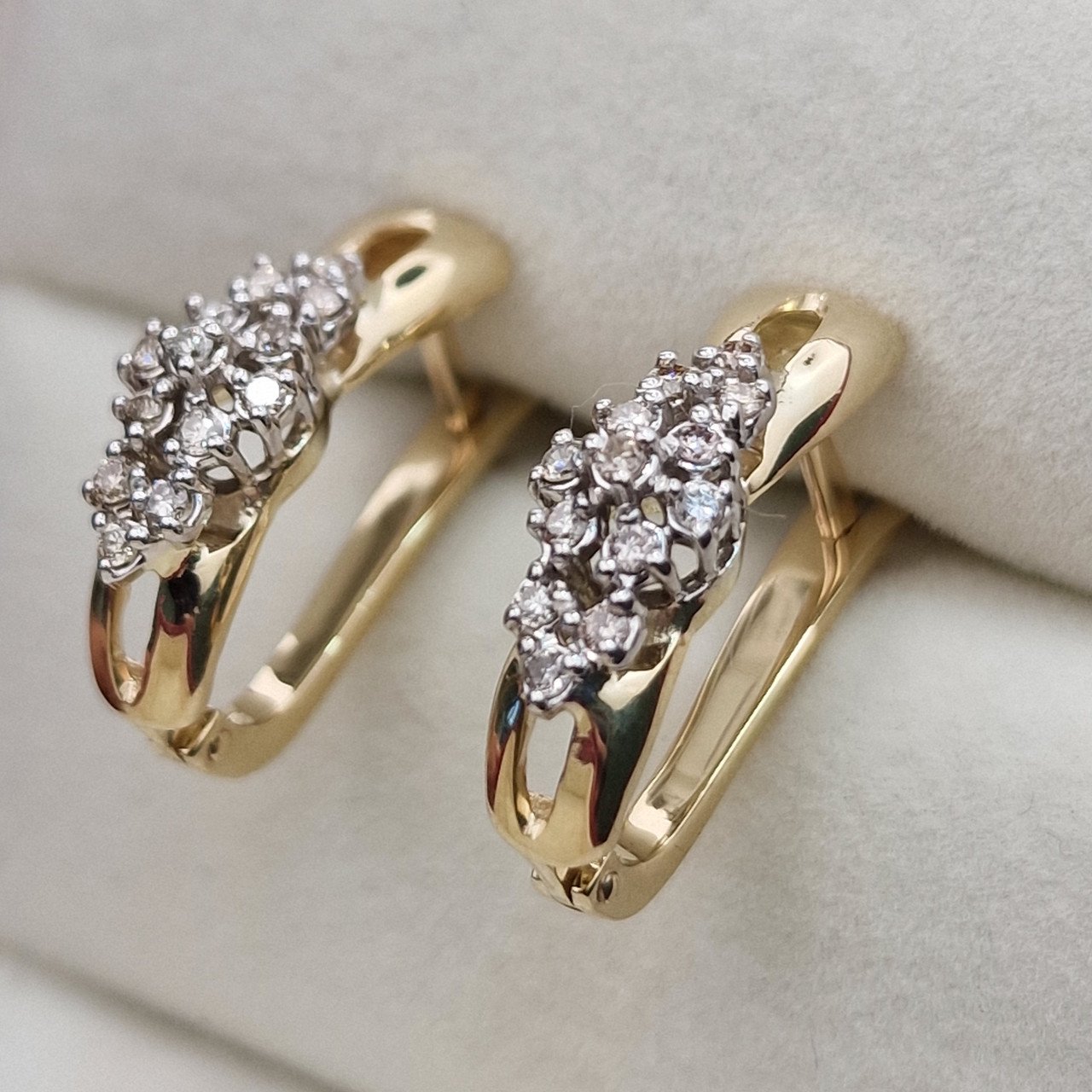 Серьги Deimantas 104732200 5,22гр 0,34ct. купить,NaN