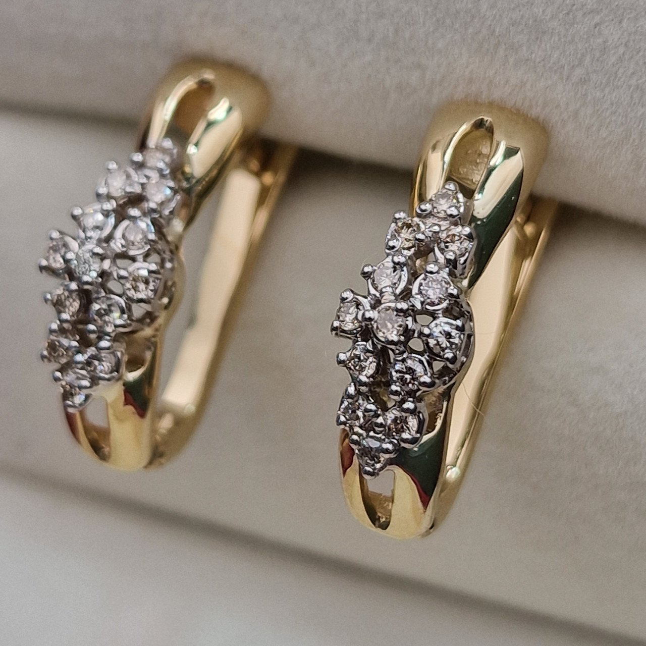 Серьги Deimantas 104732200 5,22гр 0,34ct. купить,NaN