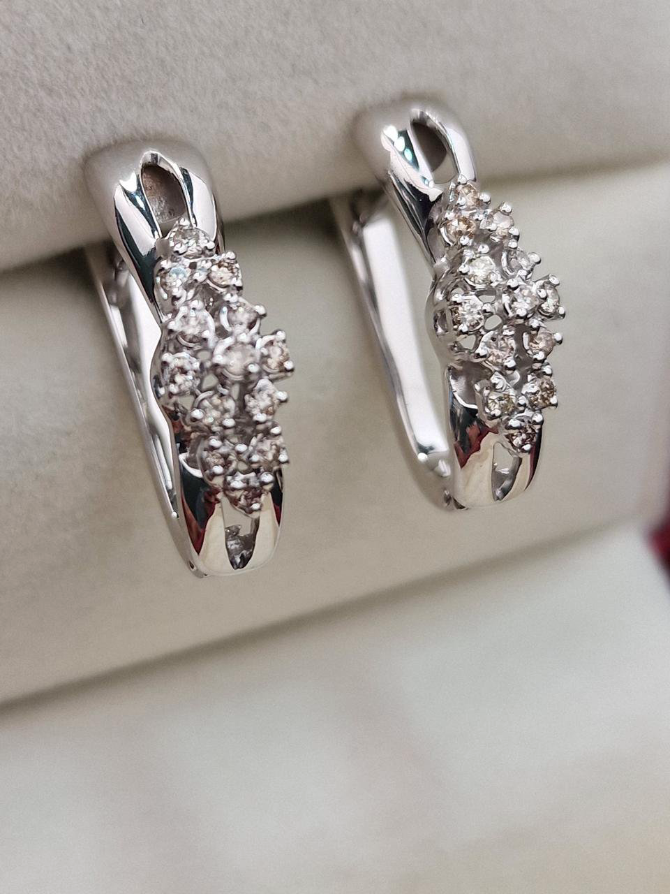 Серьги Deimantas 104732212 5,13гр 0,34ct. купить,NaN