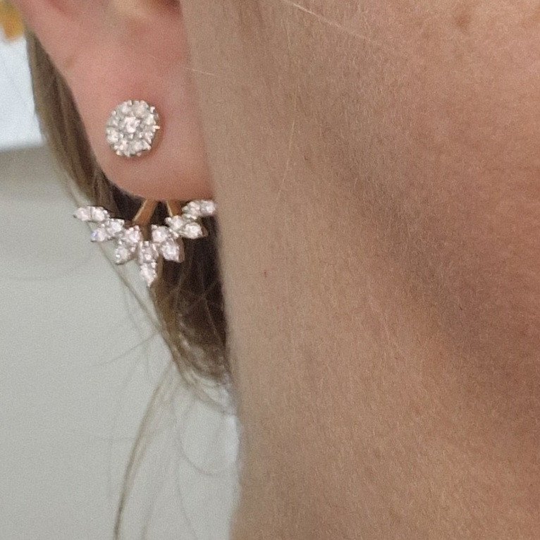 Серьги Deimantas 105021770 5,3гр 0,81ct. купить,NaN