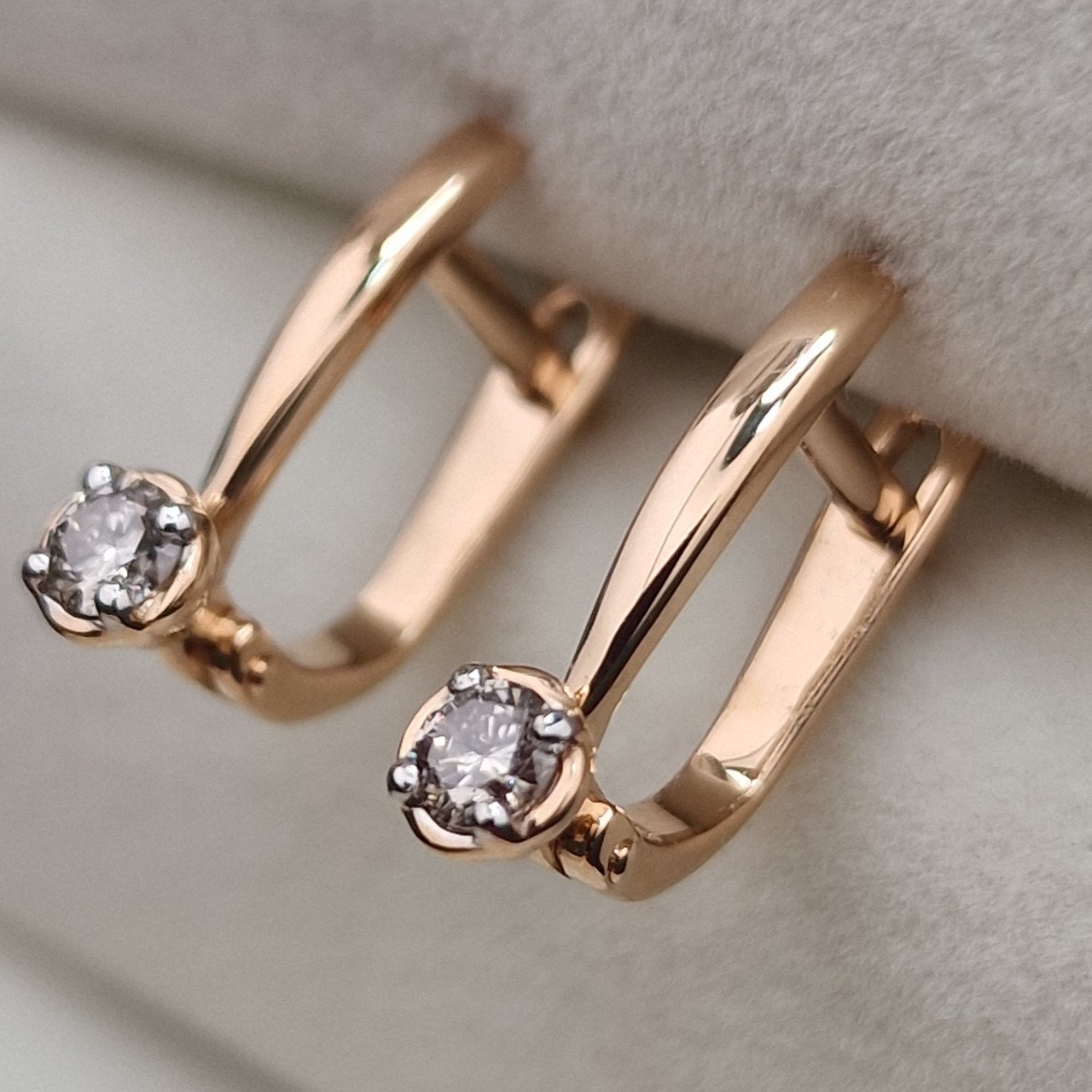 Серьги Deimantas 103331852 2,18гр 0,22ct. купить,NaN