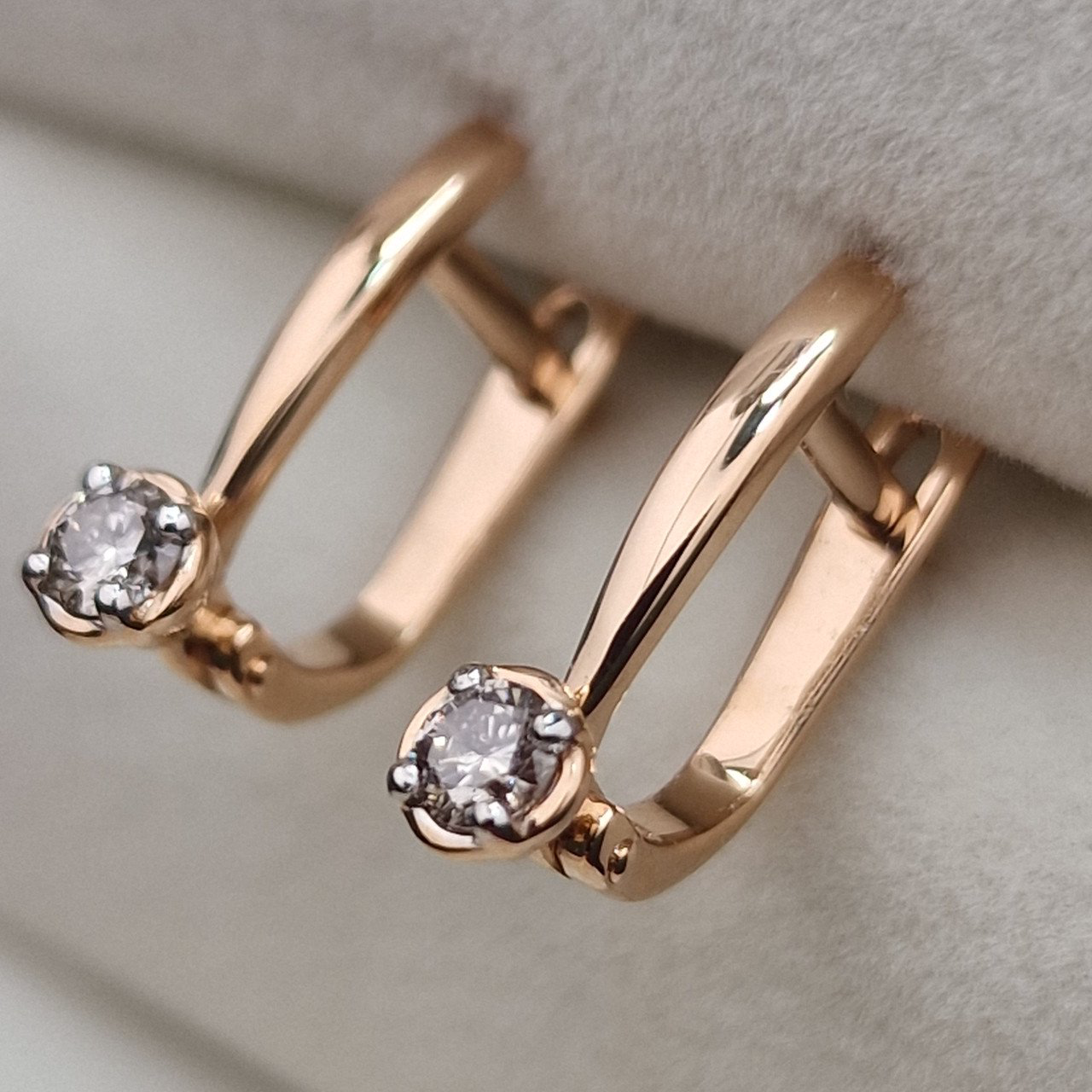 Серьги Deimantas 103331852 2,18гр 0,22ct. купить,NaN