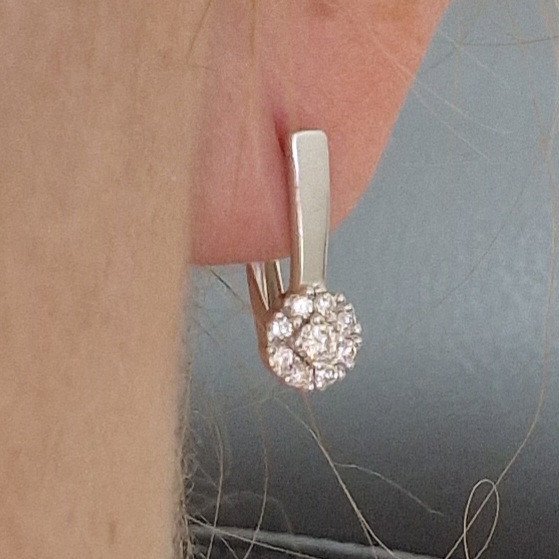 Серьги Deimantas 103331859 2,25 0,33ct. купить,NaN