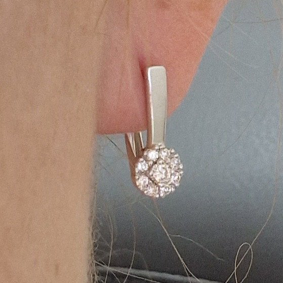 Серьги Deimantas 103331859 2,25 0,33ct. купить,NaN
