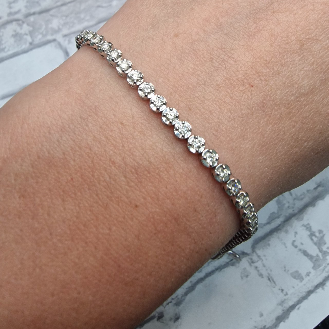 Браслет Deimantas 105021777 17,5р 8,33гр 1,69ct. купить,NaN
