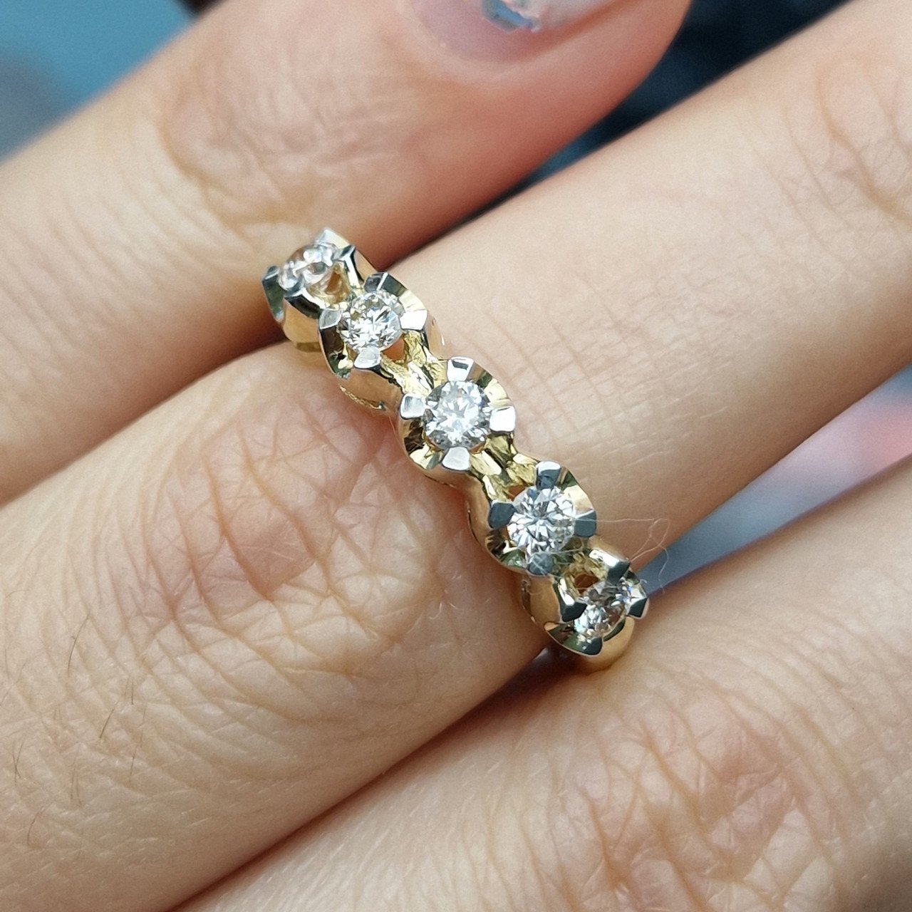 Кольцо Deimantas 104732231 16р 3,84гр 0,26ct. купить,NaN