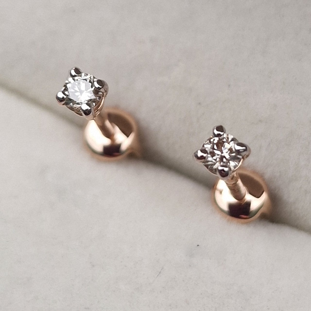 Серьги Deimantas 103383799 0,96гр 0,20ct. купить,NaN