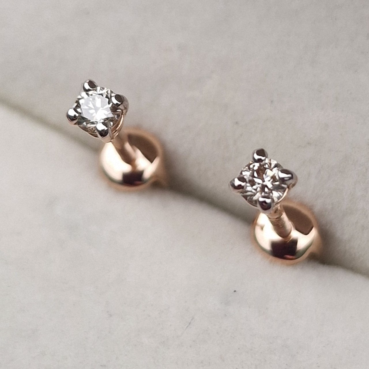 Серьги Deimantas 103383799 0,96гр 0,20ct. купить,NaN