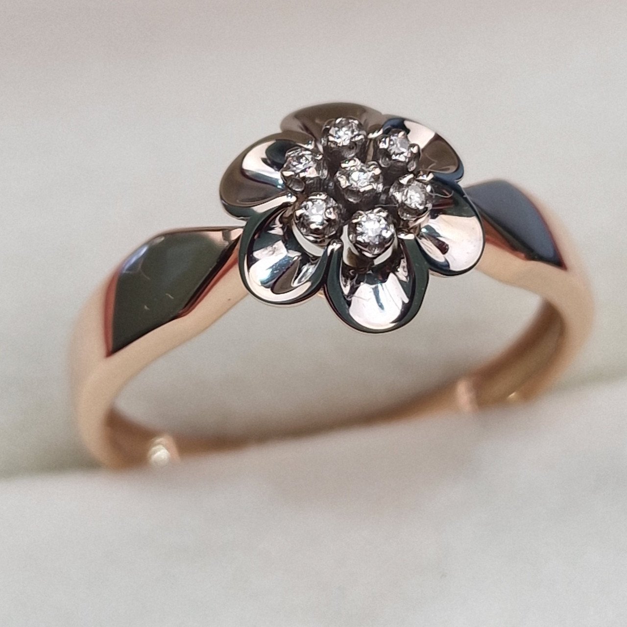 Кольцо Deimantas 103375465 17р 2,61гр 0,036ct. купить,NaN