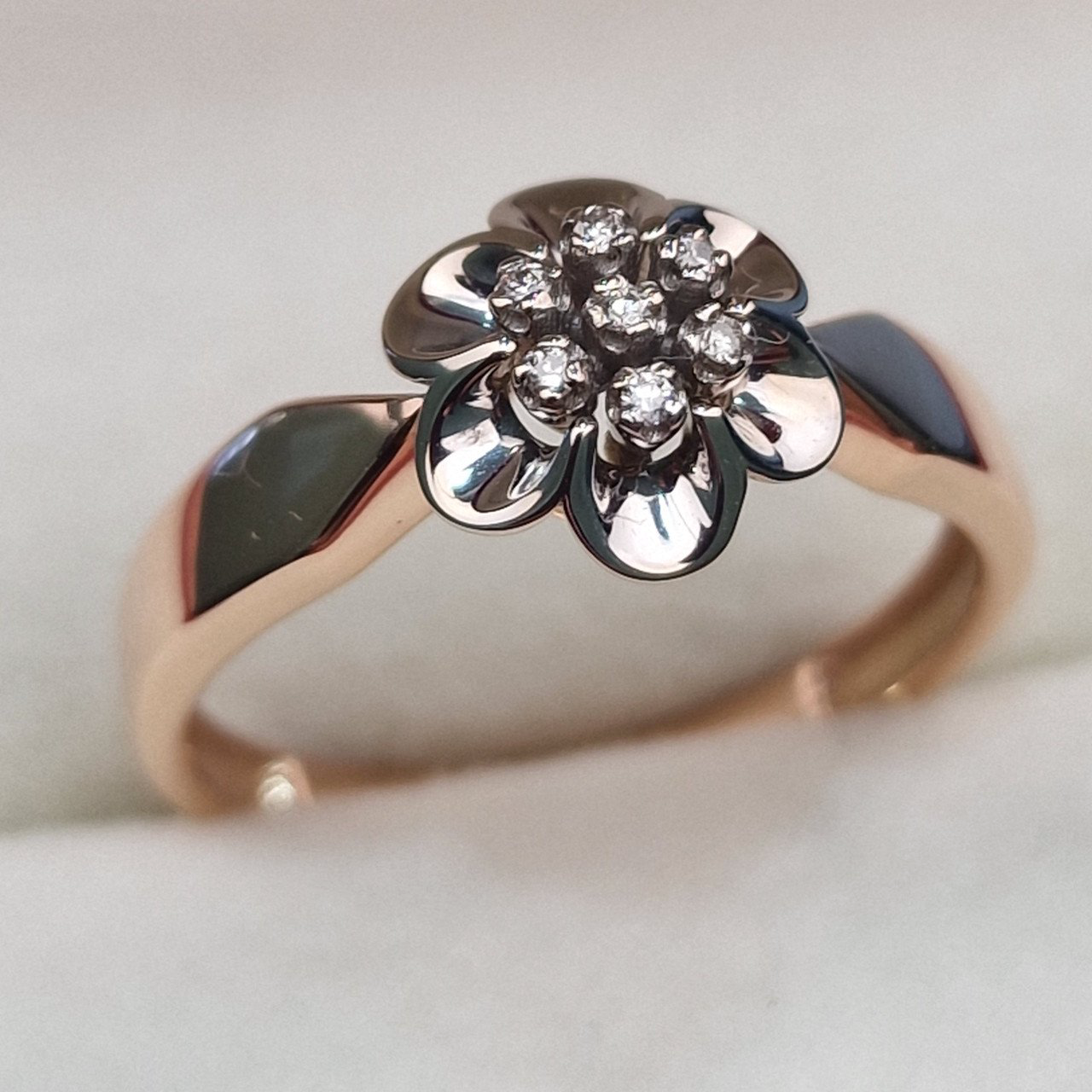 Кольцо Deimantas 103375465 17р 2,61гр 0,036ct. купить,NaN