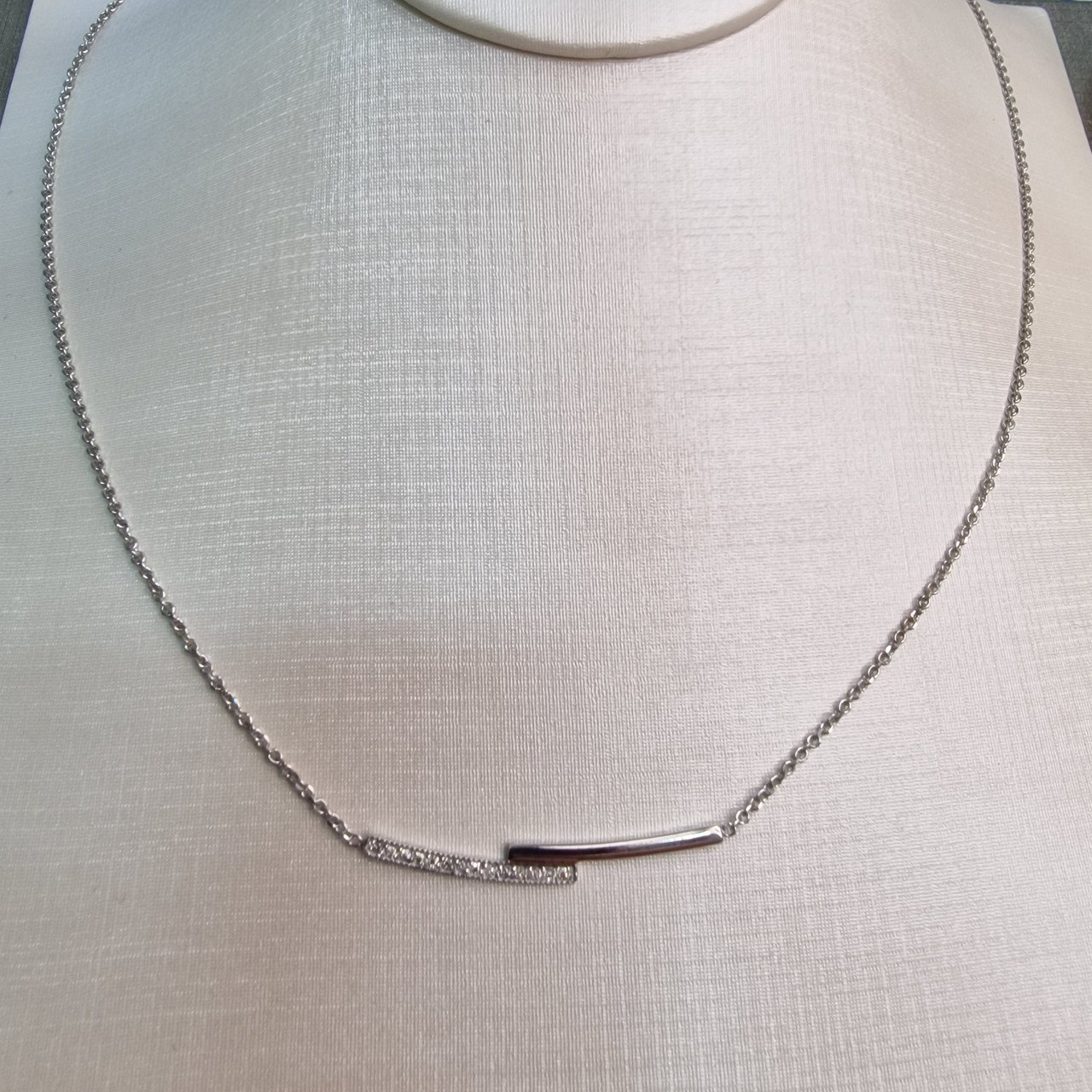 Колье Deimantas 103383263 45см 3,03гр 0,06ct. купить,NaN