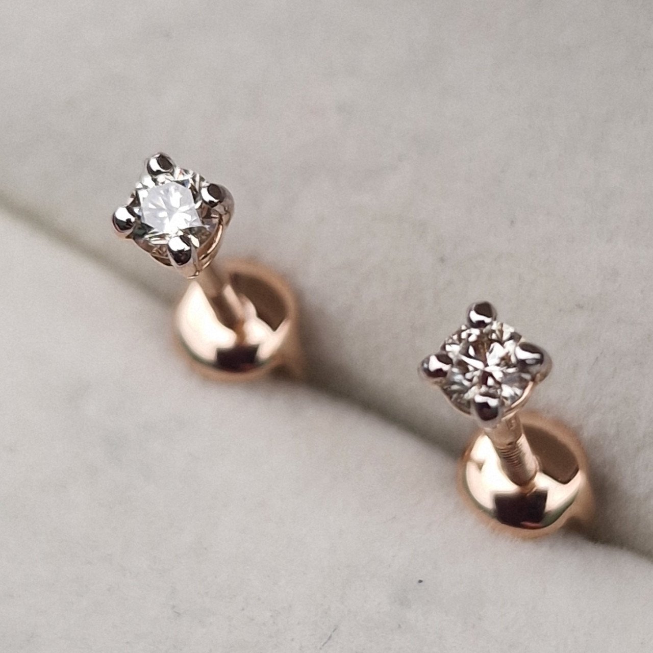 Серьги Deimantas 103383799 0,96гр 0,20ct. купить,NaN