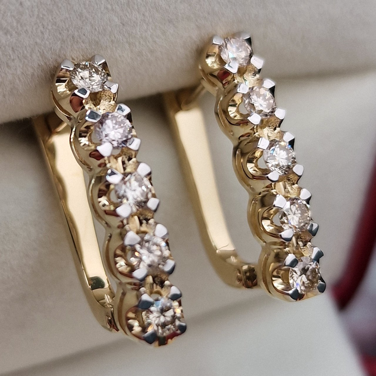 Серьги Deimantas 104732243 5,28гр 0,51ct. купить,NaN