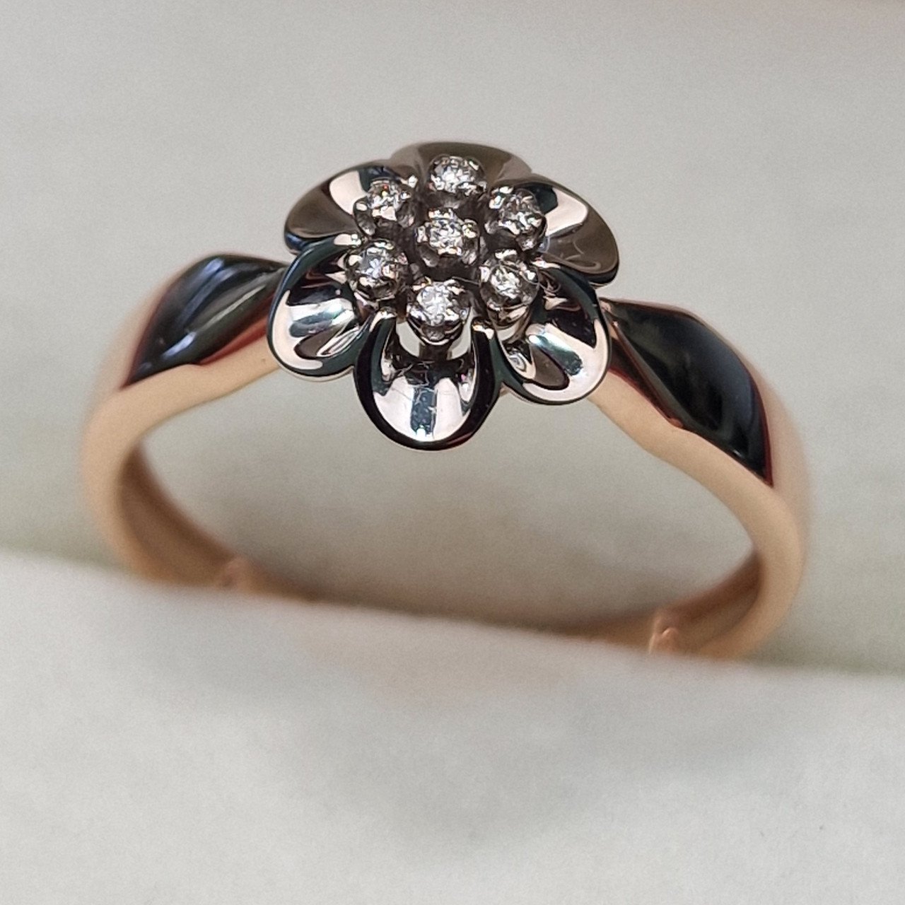 Кольцо Deimantas 103375465 17р 2,61гр 0,036ct. купить,NaN