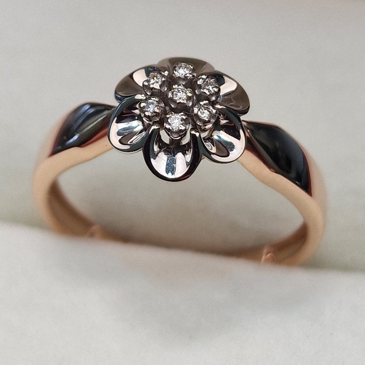 Кольцо Deimantas 103375465 17р 2,61гр 0,036ct. купить,NaN