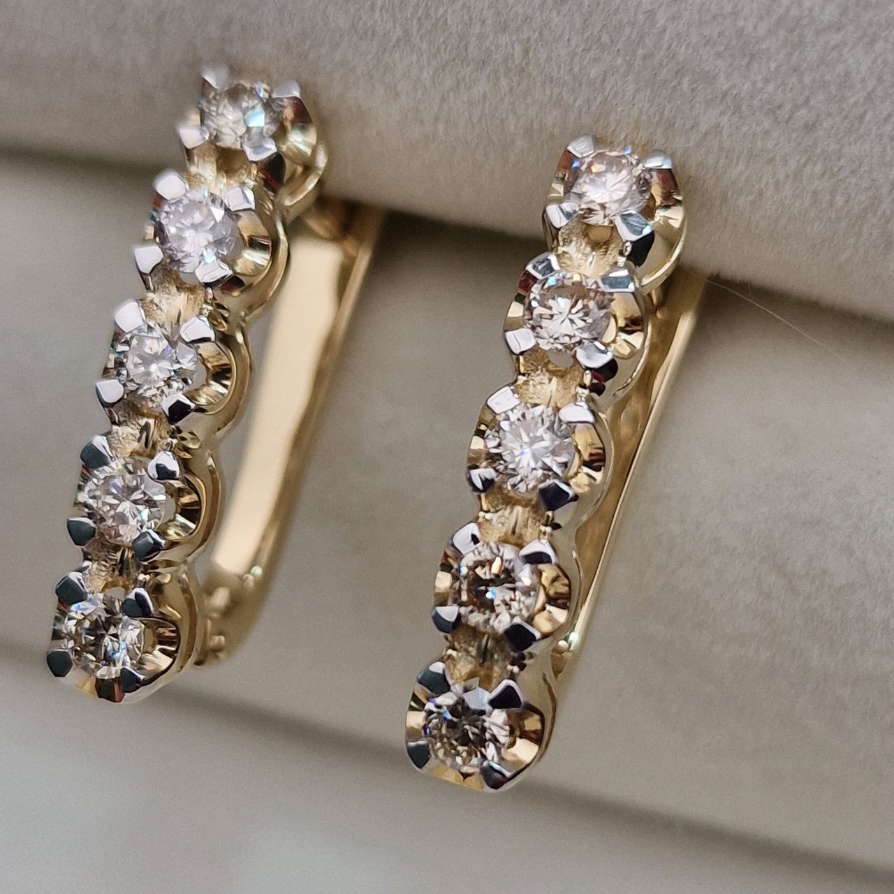 Серьги Deimantas 104732243 5,28гр 0,51ct. купить,NaN