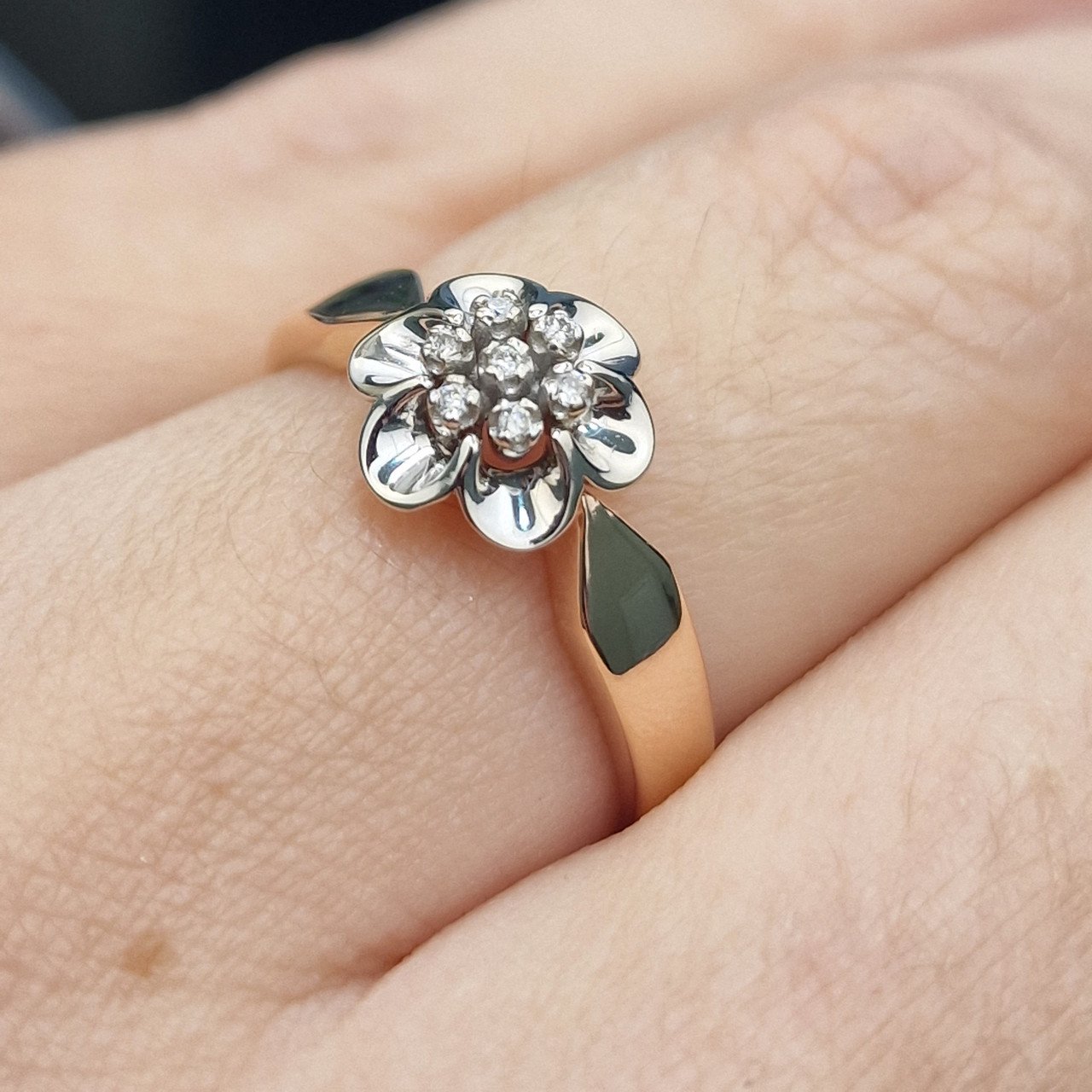 Кольцо Deimantas 103375465 17р 2,61гр 0,036ct. купить,NaN