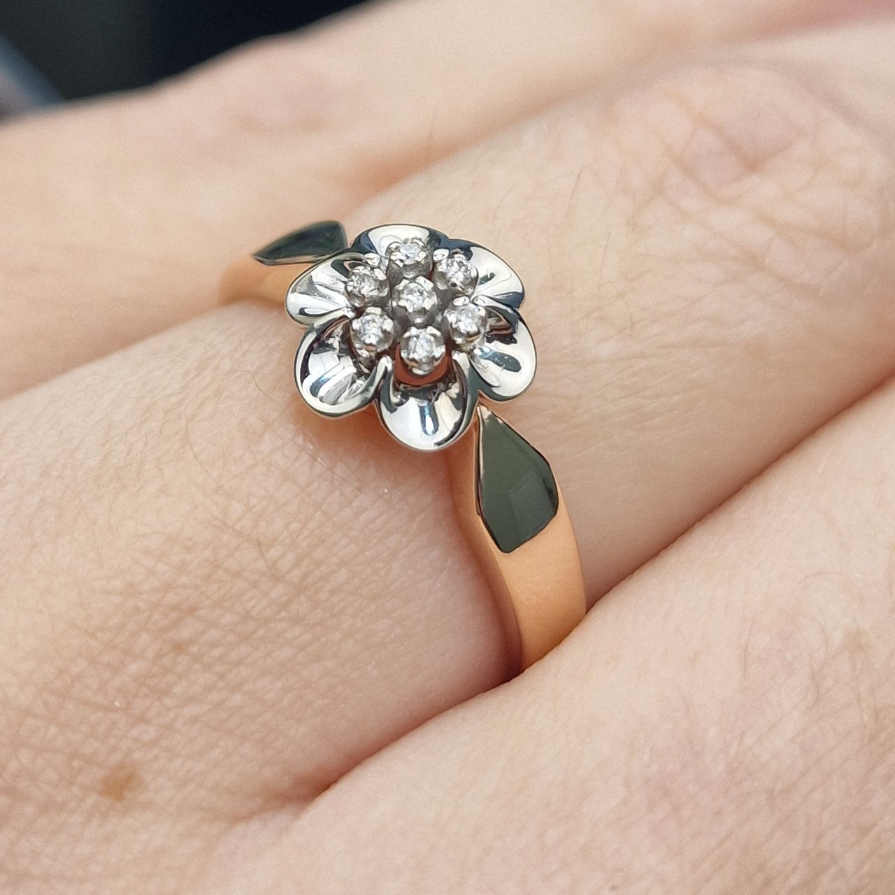 Кольцо Deimantas 103375465 17р 2,61гр 0,036ct. купить,NaN