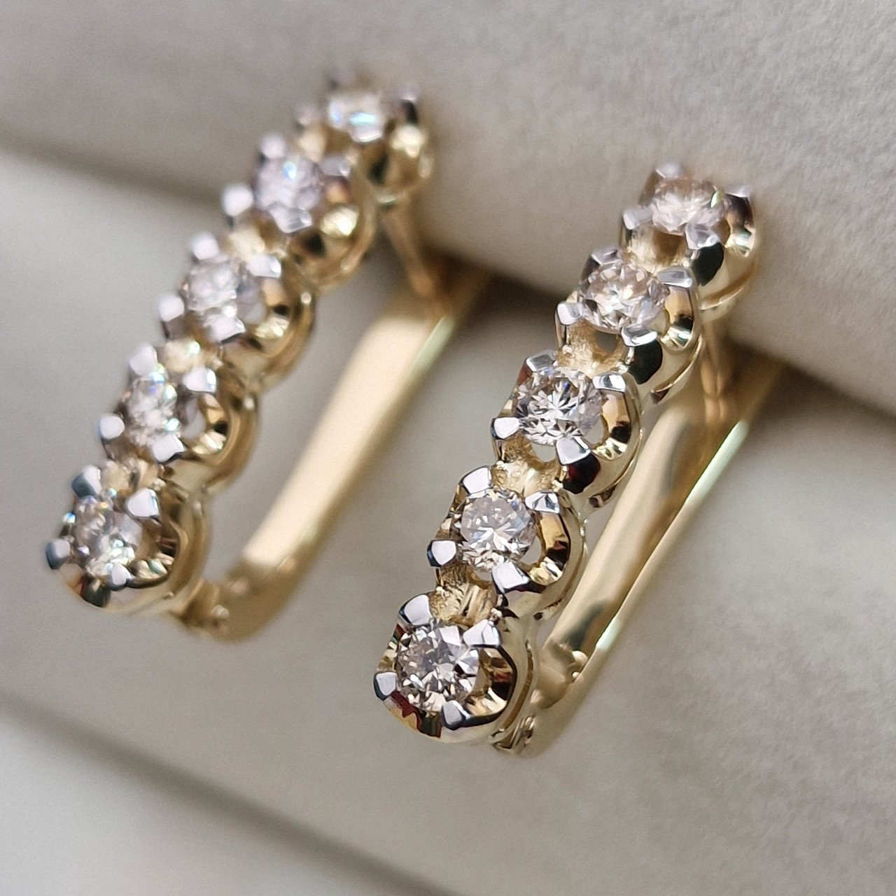 Серьги Deimantas 104732243 5,28гр 0,51ct. купить,NaN