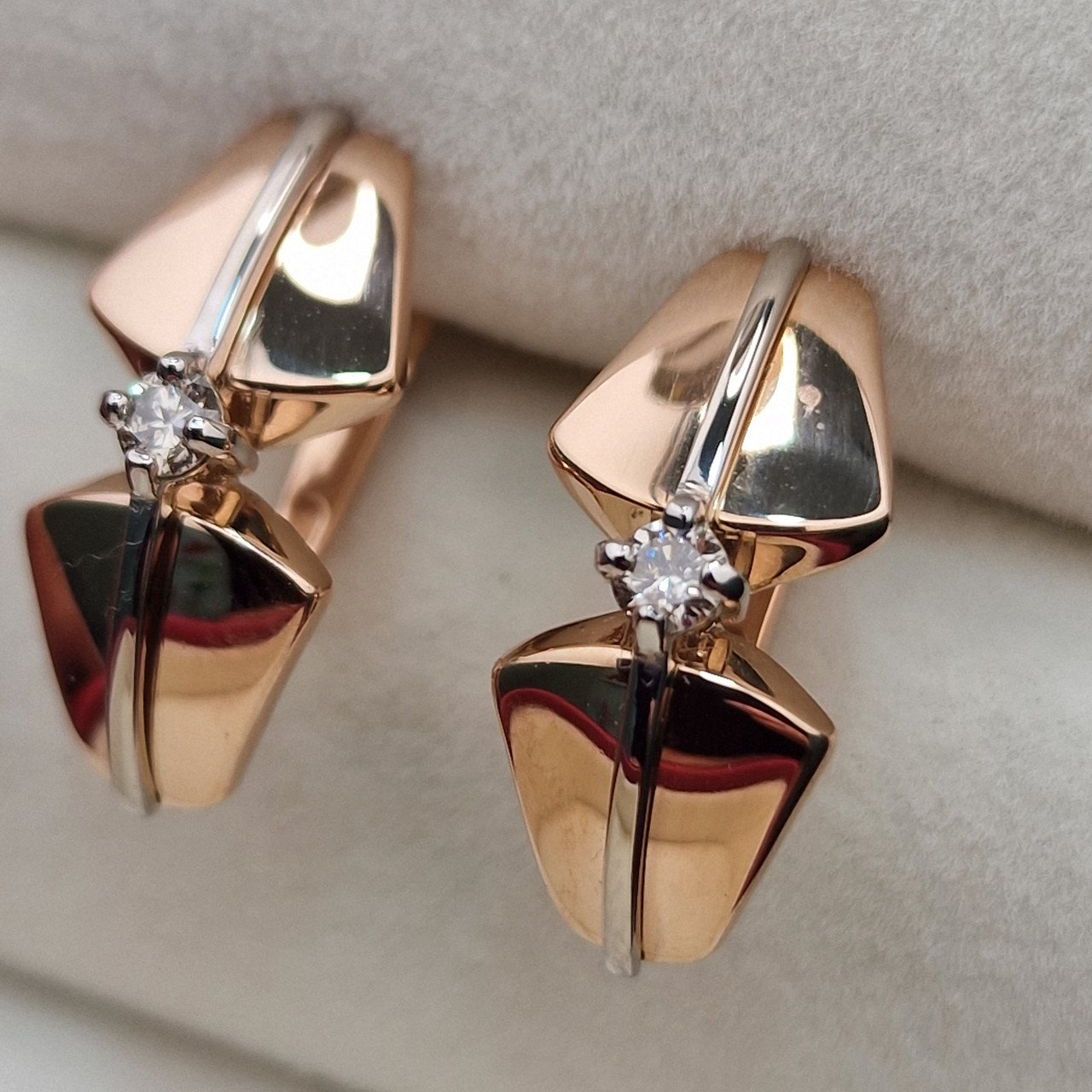Серьги Deimantas 103383872 2,97гр 0,19ct. купить,NaN