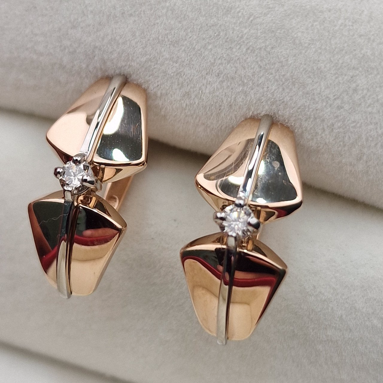 Серьги Deimantas 103383872 2,97гр 0,19ct. купить,NaN