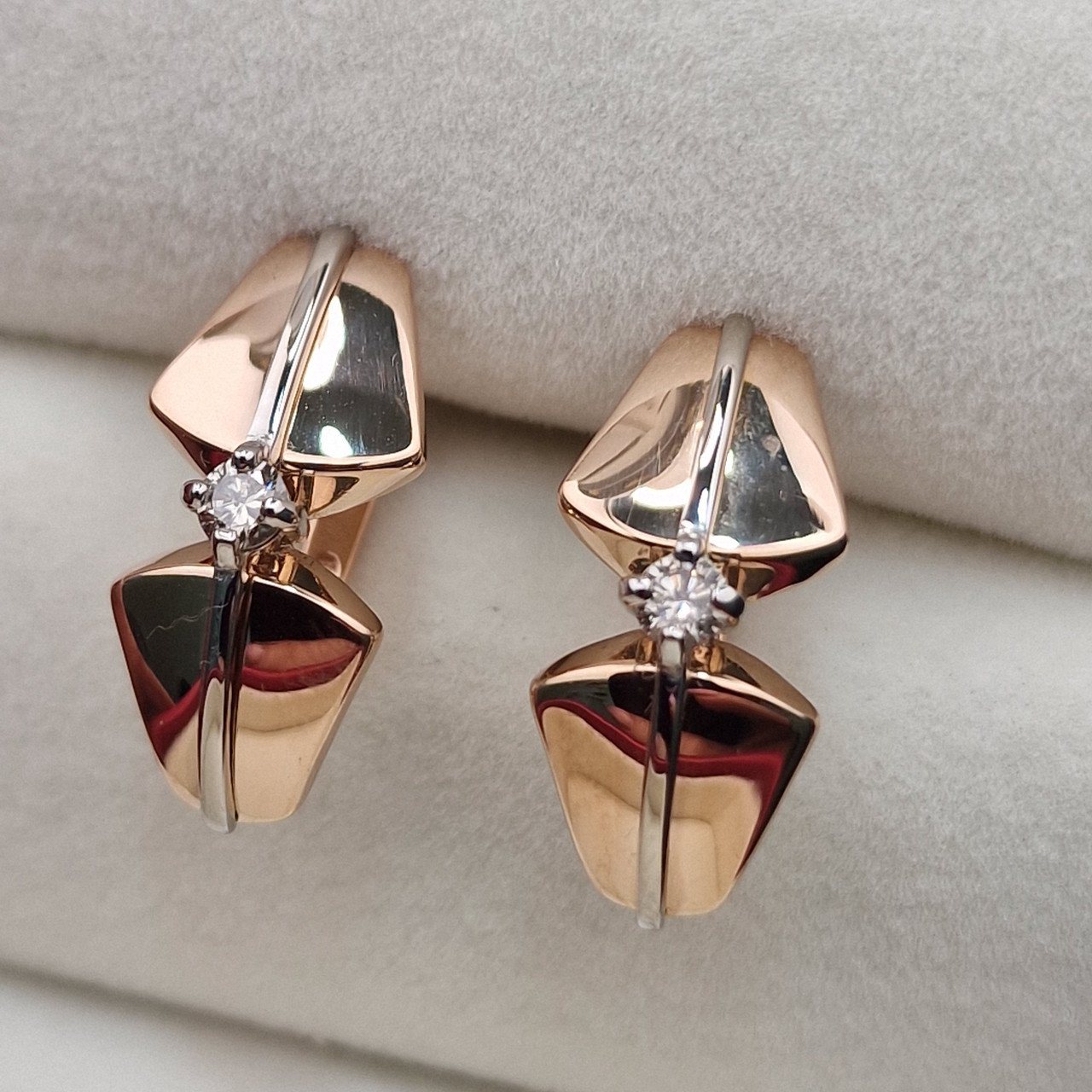 Серьги Deimantas 103383872 2,97гр 0,19ct. купить,NaN