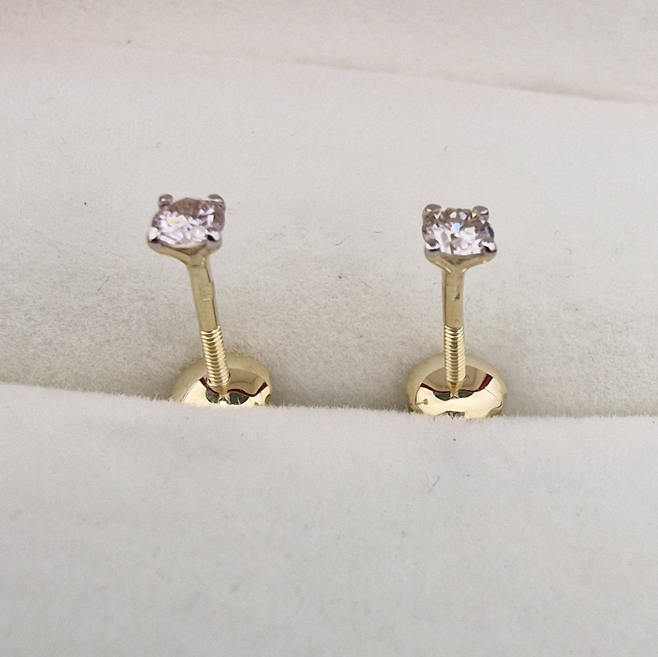 Серьги Deimantas 103383884 1,09гр 0,19ct. купить,NaN