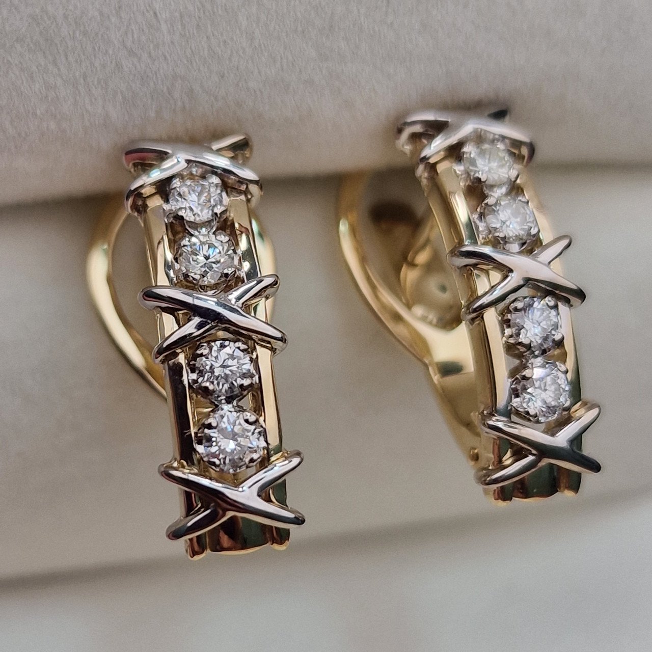 Серьги Deimantas 103383905 6,7гр 0,46ct. купить,NaN