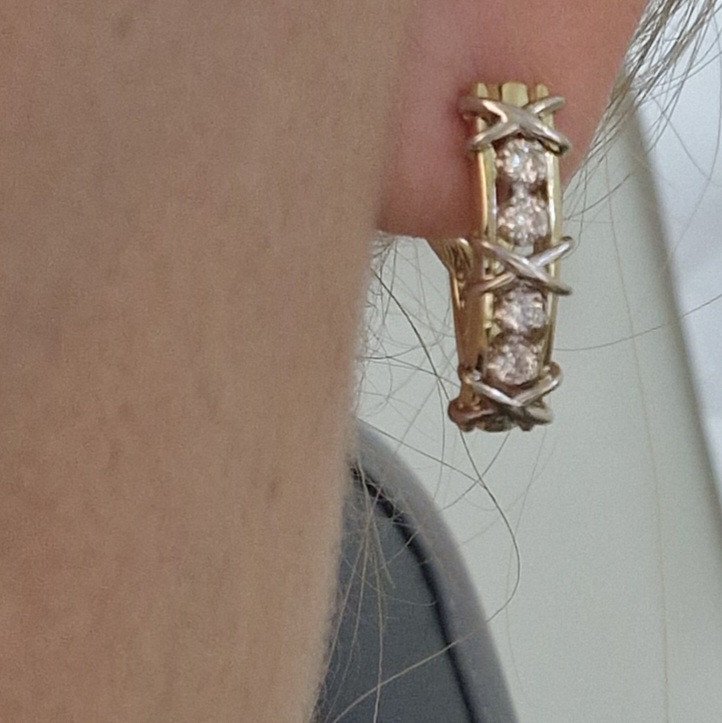 Серьги Deimantas 103383905 6,7гр 0,46ct. купить,NaN