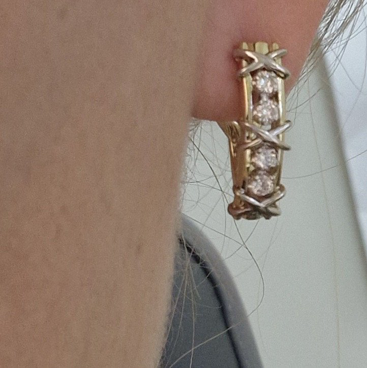 Серьги Deimantas 103383905 6,7гр 0,46ct. купить,NaN
