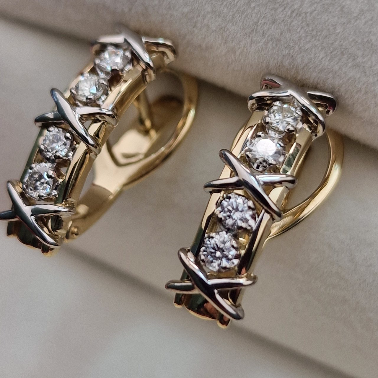 Серьги Deimantas 103383905 6,7гр 0,46ct. купить,NaN