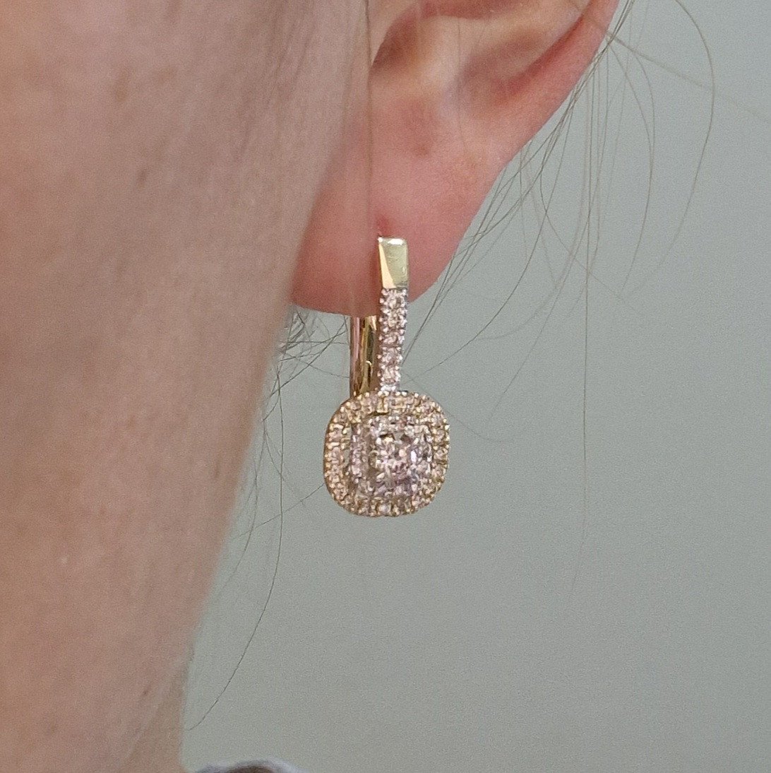 Серьги Deimantas 104732250 6,18гр 0,886ct. купить,NaN
