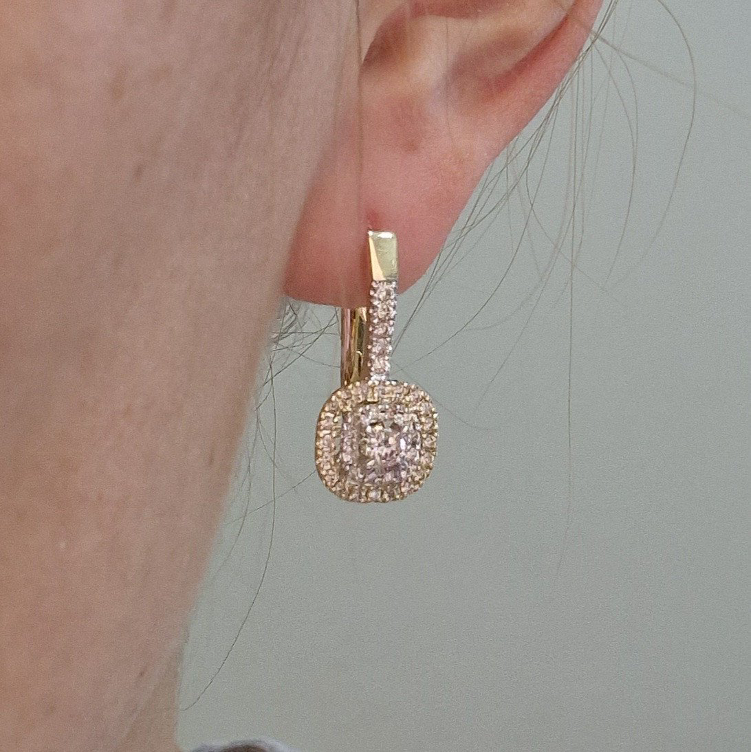 Серьги Deimantas 104732250 6,18гр 0,886ct. купить,NaN