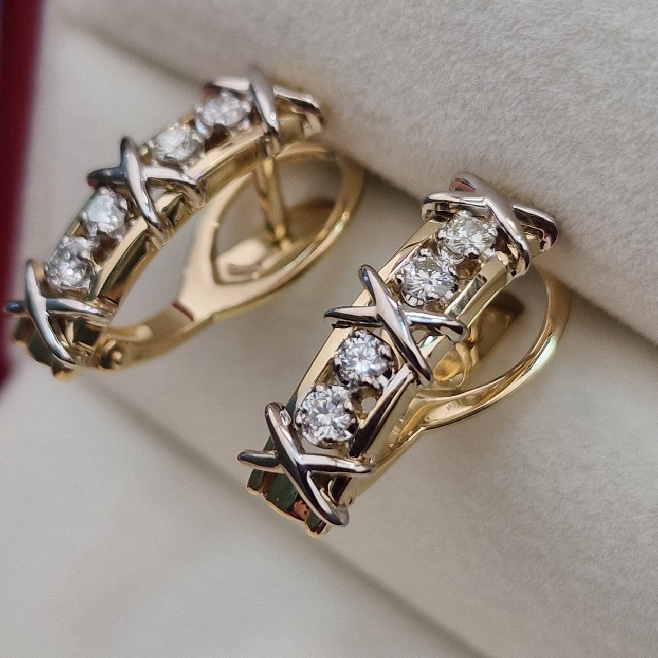 Серьги Deimantas 103383905 6,7гр 0,46ct. купить,NaN