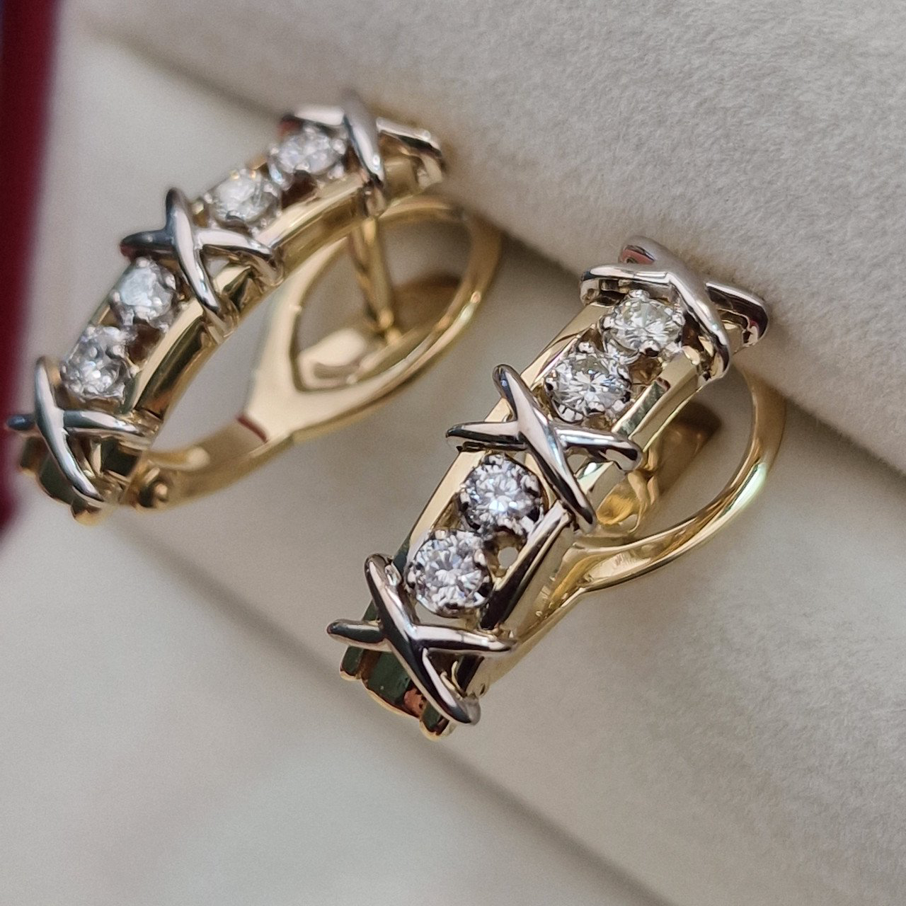 Серьги Deimantas 103383905 6,7гр 0,46ct. купить,NaN