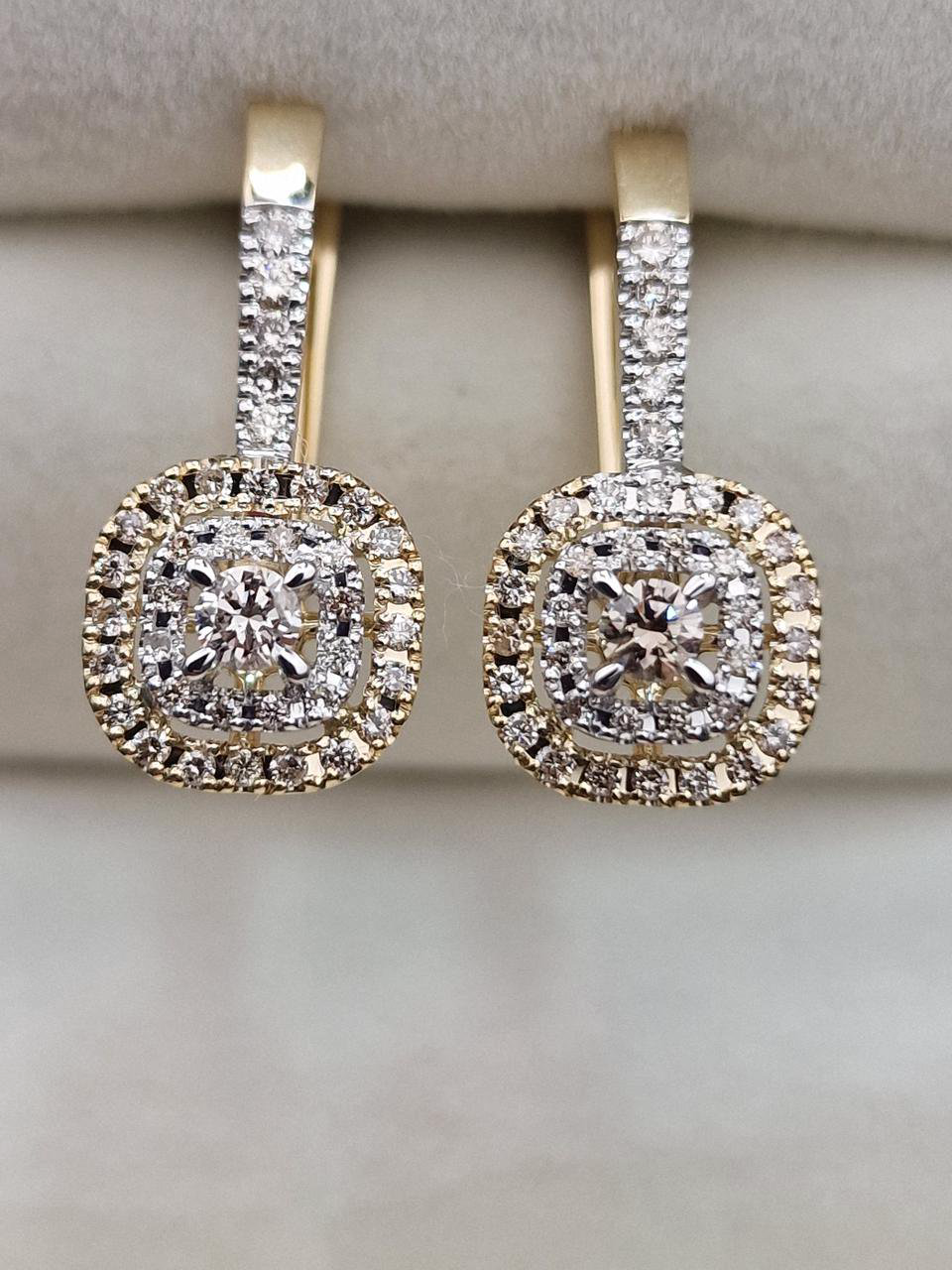 Серьги Deimantas 104732250 6,18гр 0,886ct. купить,NaN